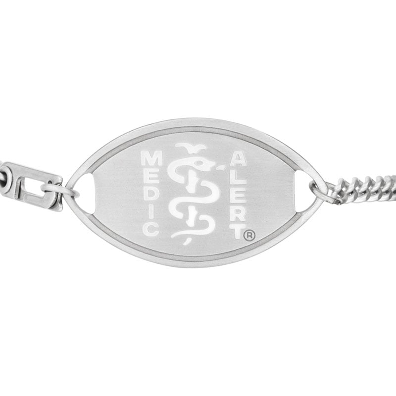Classic Medical ID Bracelet, White, large image number 1