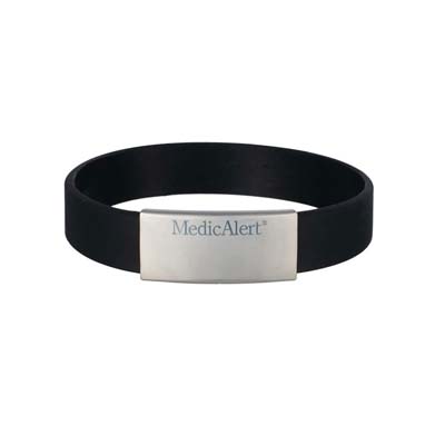 Silicone Medical ID Bracelet
