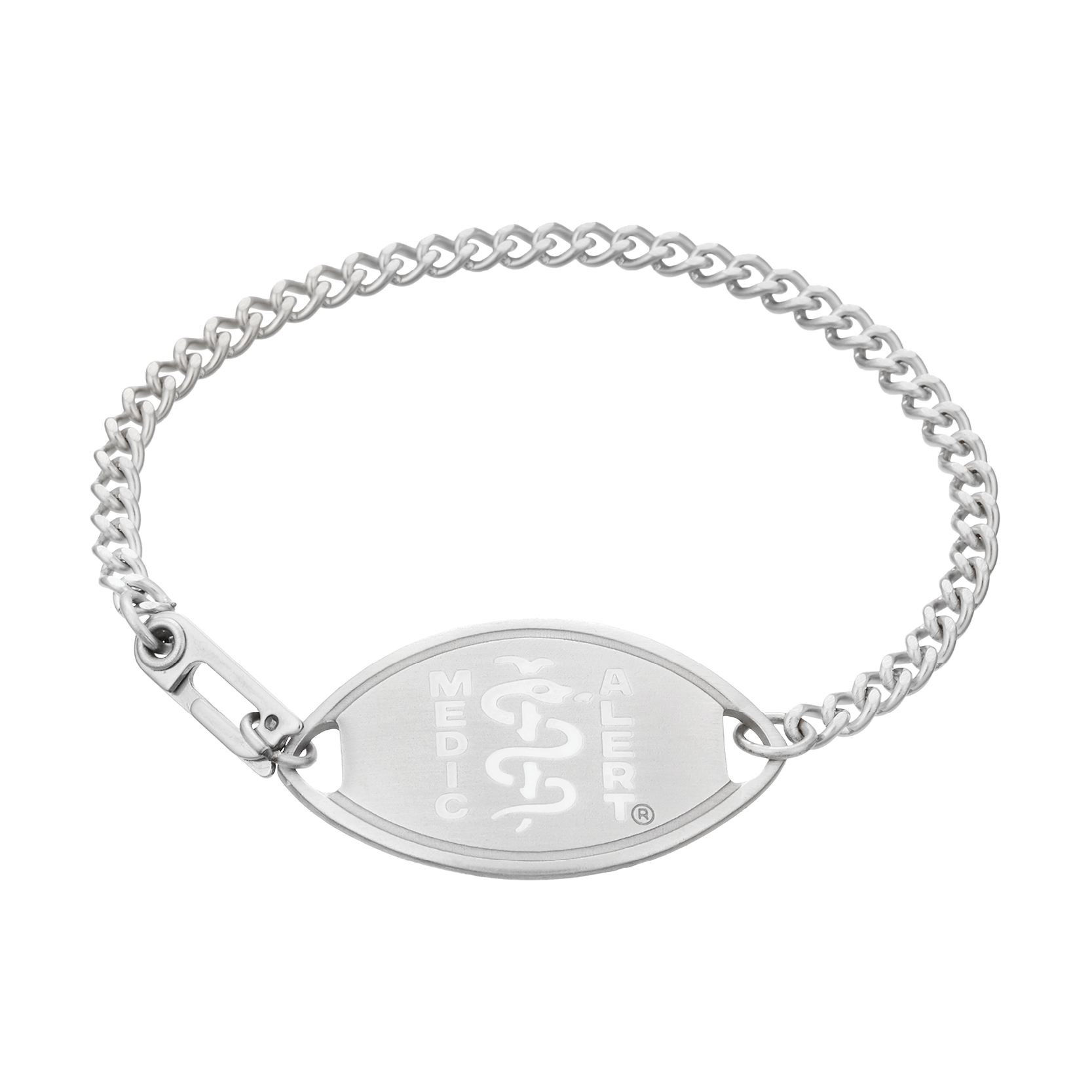 QR Code Classic Medical ID Bracelet White, White, large image number 1