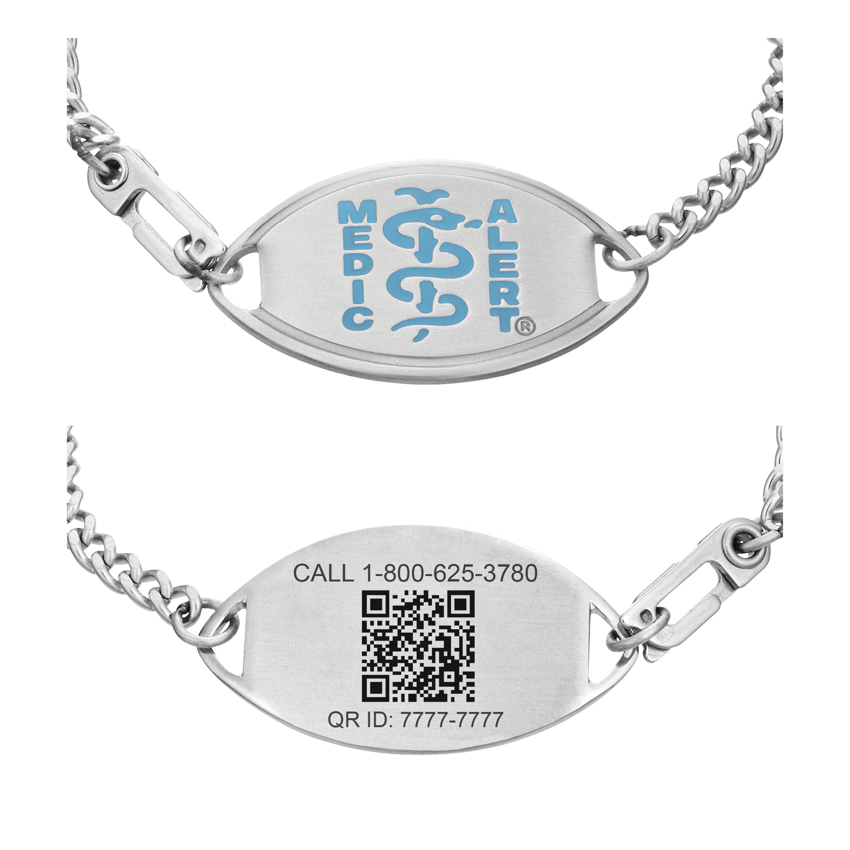 QR Code Classic Medical ID Bracelet