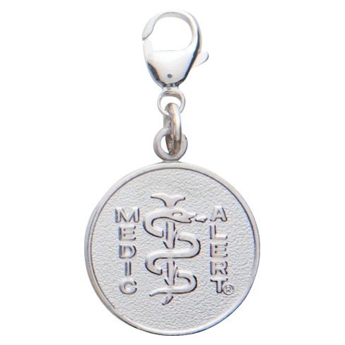 Charm Medical ID Accessory Sterling Silver