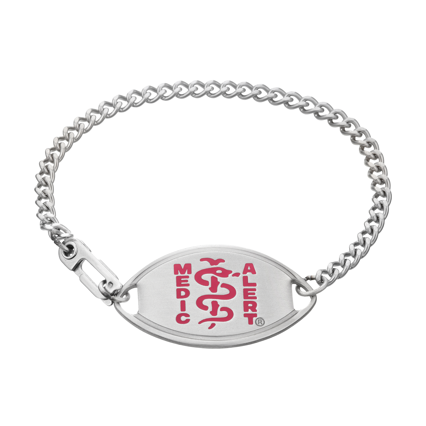QR Code Classic Medical ID Bracelet Pink, Pink, large image number 1