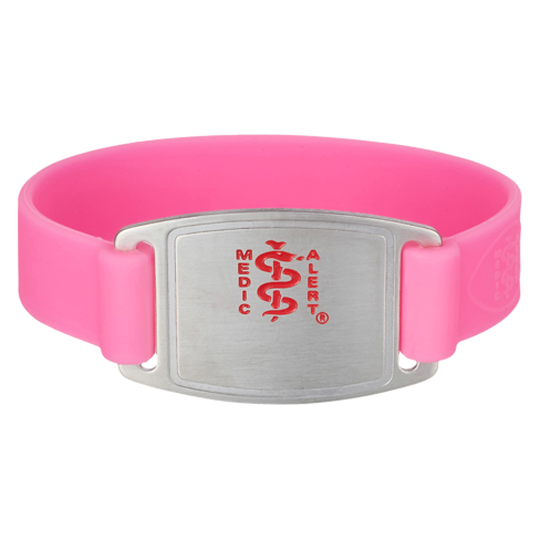 Sport Silicone Medical ID Bracelet