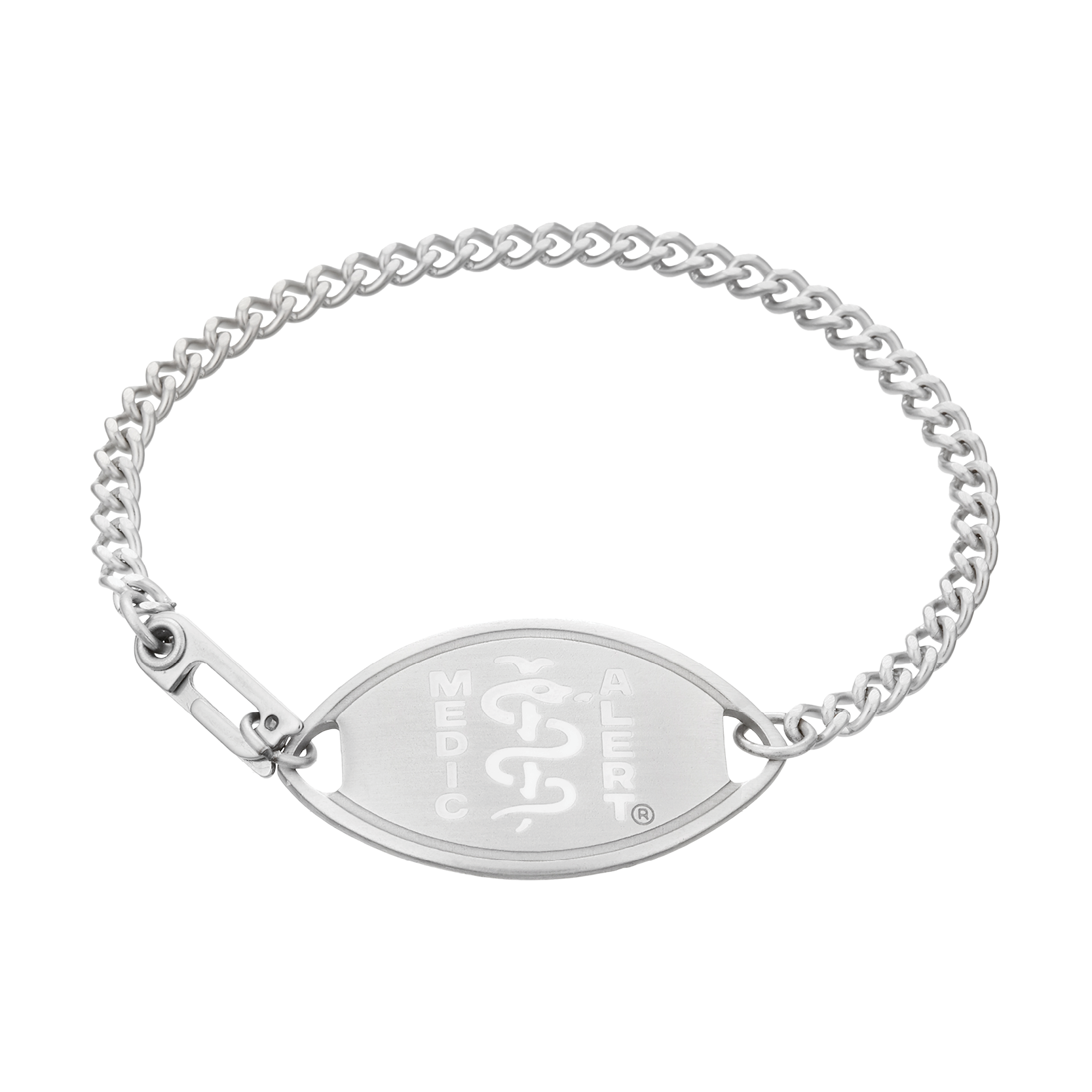 QR Code Classic Medical ID Bracelet White, White, large image number 1