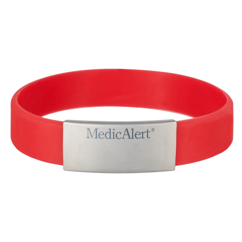 Silicone Medical ID Bracelet