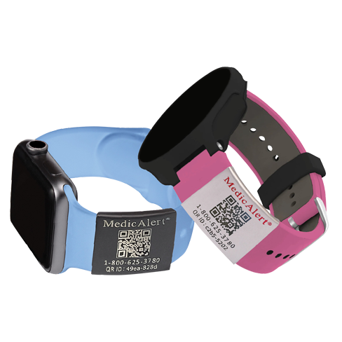 QR Code Medical ID for Apple and Garmin Watch 42MM, 44MM, 46MM