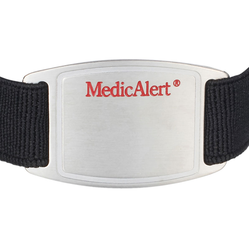 Easy Flex Medical ID Bracelet, Black, large image number 1