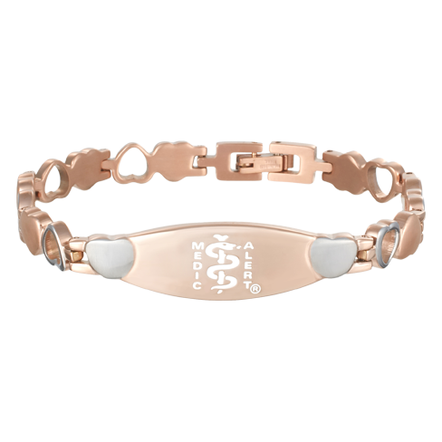 Twin Heart Medical ID Bracelet