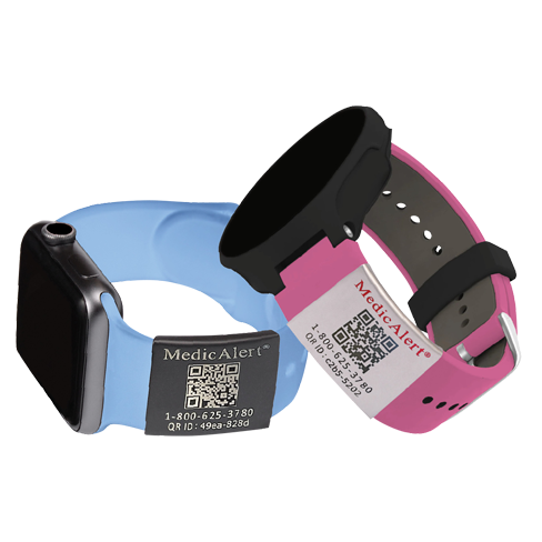 QR Code Medical ID for Apple and Garmin Watch 42MM, 44MM