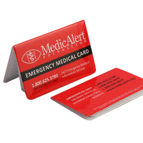 MedicAlert Fillable Wallet Card