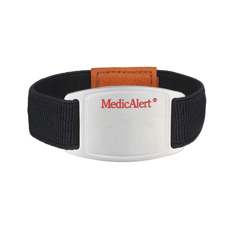 Easy Flex Medical ID Bracelet, Black, large image number 0