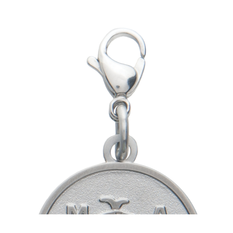Charm Medical ID Accessory Stainless Steel, Silver, large image number 2