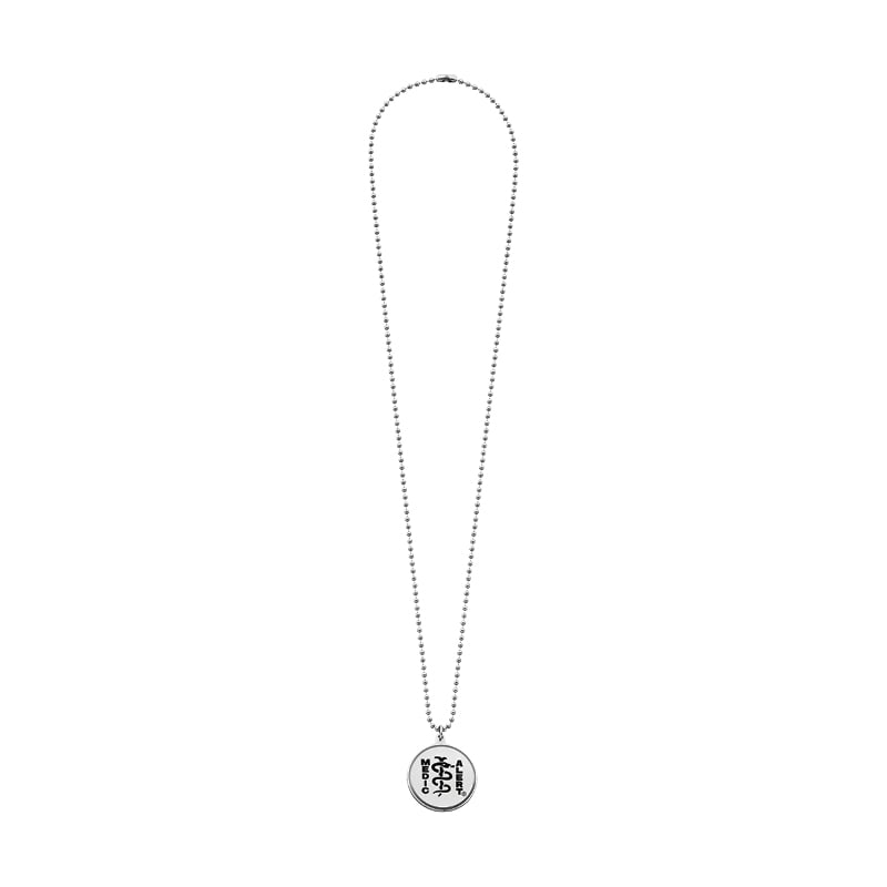 Classic Ball Chain Medical ID Necklace, Black, large image number 1