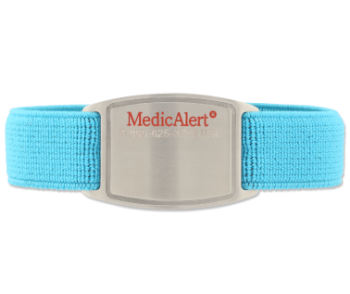 Easy Flex Medical ID Bracelet, Teal, large image number 0