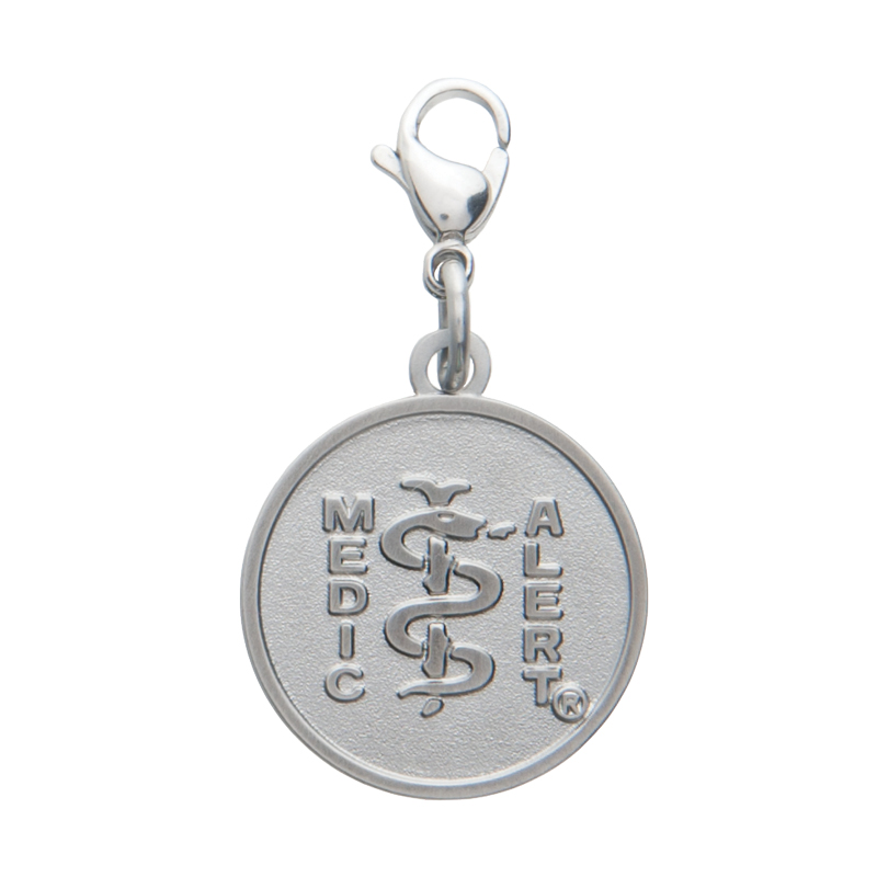 Charm Medical ID Accessory Stainless Steel, Silver, large image number 0