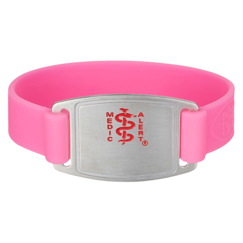 Sport Silicone Medical ID Bracelet