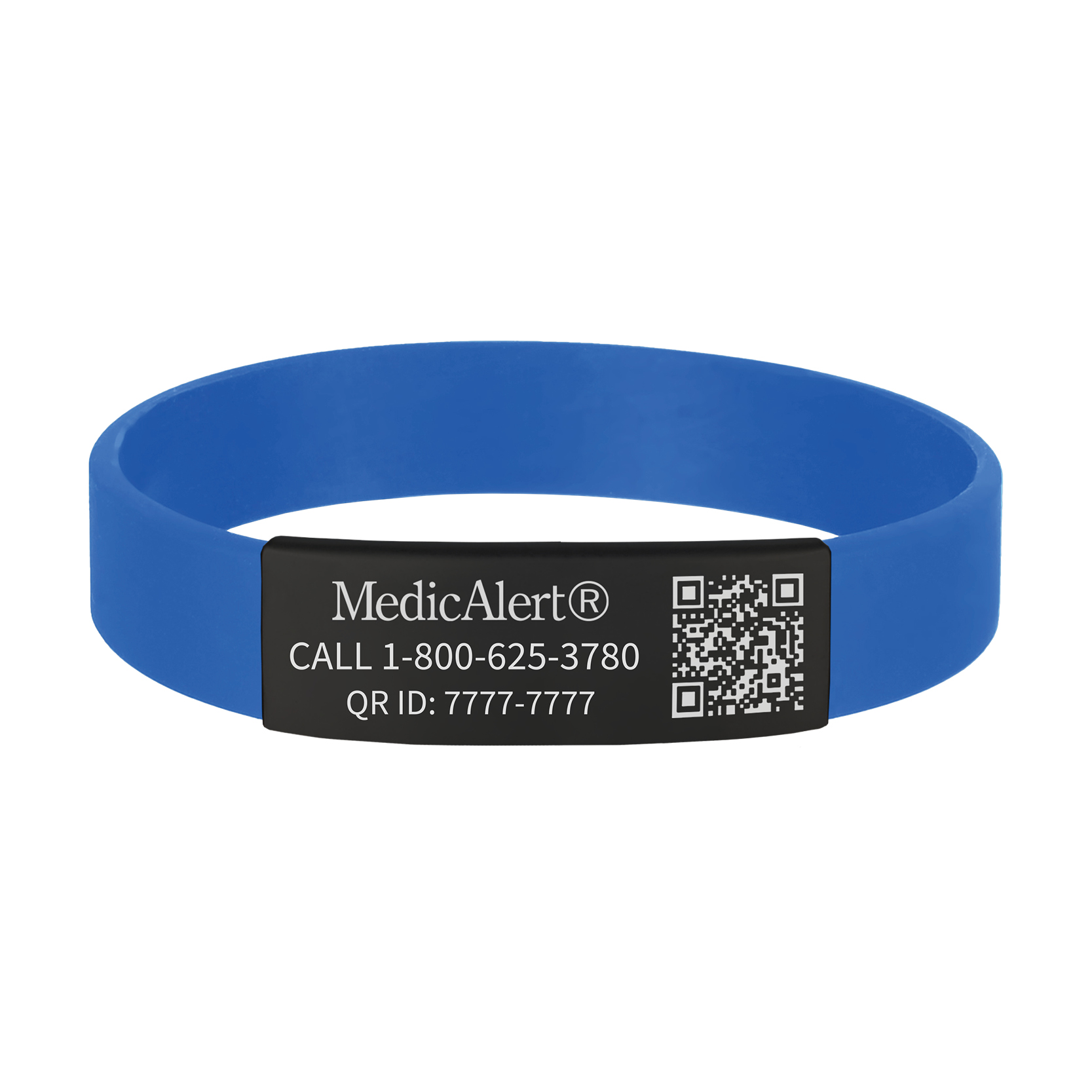QR Code Silicone Medical ID Band
