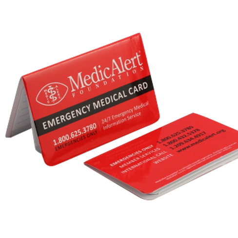 MedicAlert Fillable Wallet Card