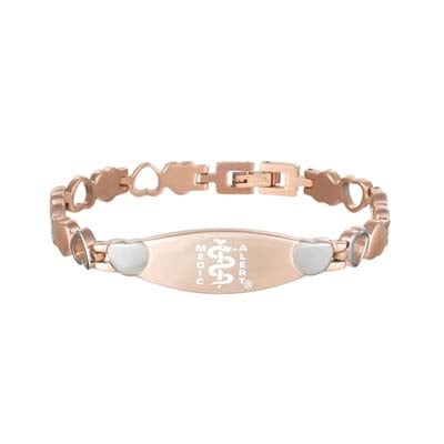 Twin Heart Medical ID Bracelet