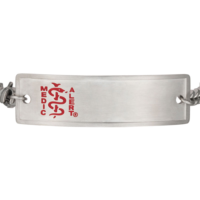 Standard Medical ID Bracelet, Steel, large image number 1