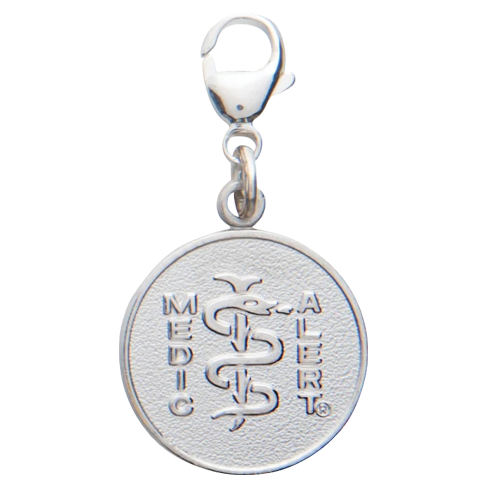 Charm Medical ID Accessory Sterling Silver