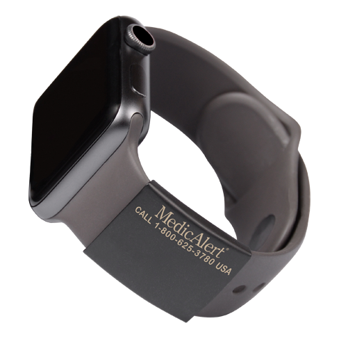 Engraved Medical ID for Apple Watch 42mm, 44mm