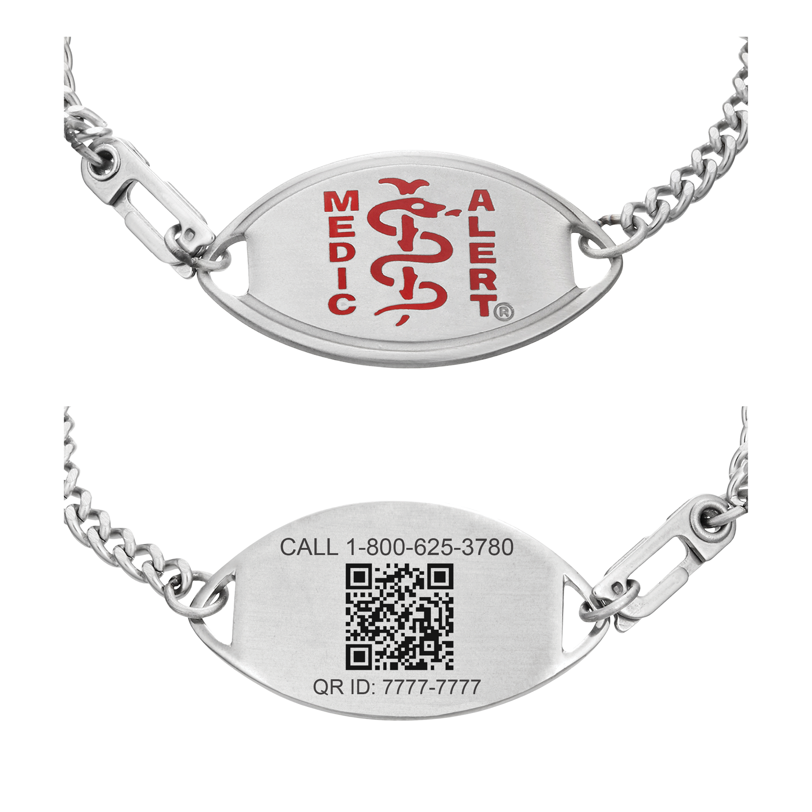 QR Code Classic Medical ID Bracelet