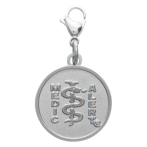 Charm Medical ID Accessory Stainless Steel