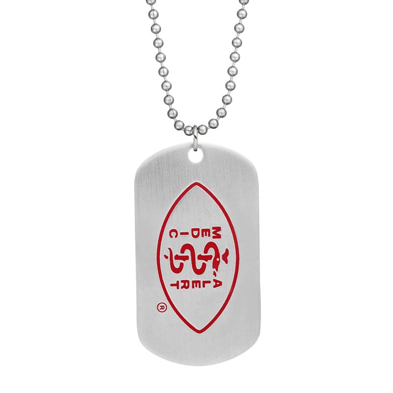Set of Two Medical Alert Dog Tag Necklaces with Conditions 