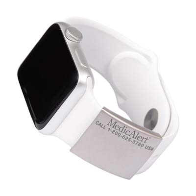 Engraved Medical ID for Apple Watch 38mm, 40mm