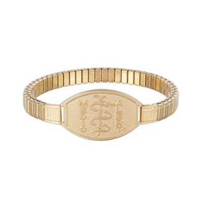 Stretch Band Medical ID Bracelet