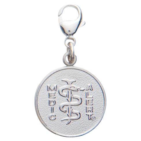 Charm Medical ID Accessory Sterling Silver
