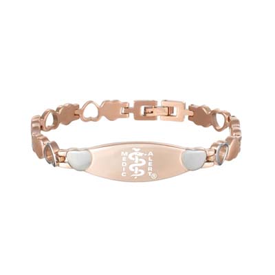 Twin Heart Medical ID Bracelet