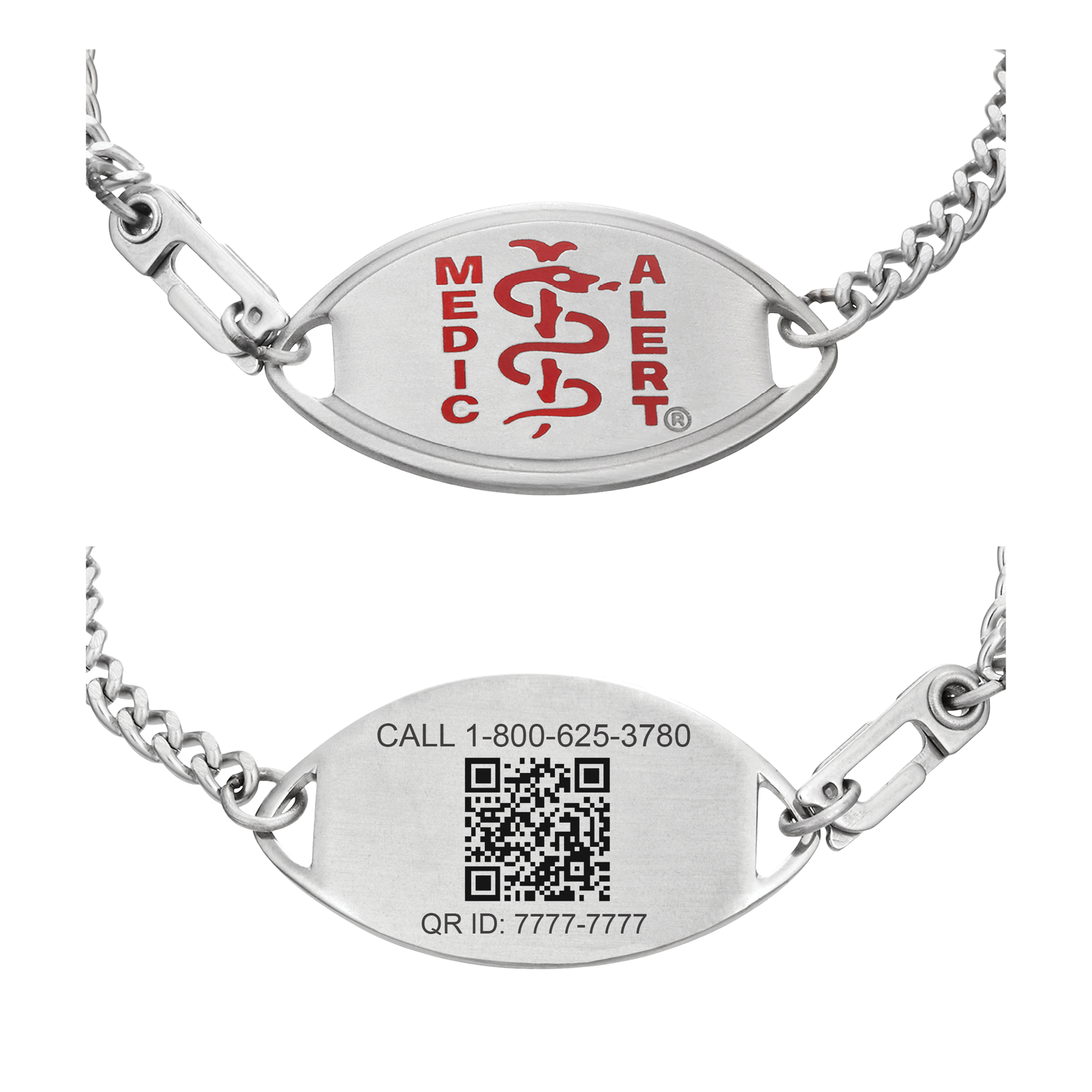 QR Code Classic Medical ID Bracelet