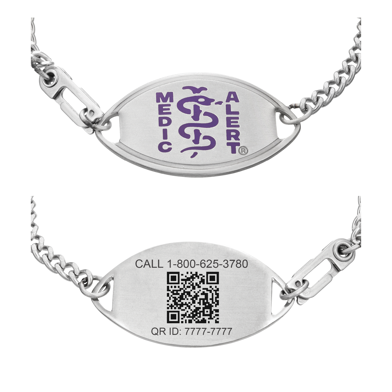 QR Code Classic Medical ID Bracelet