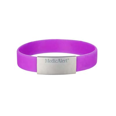 Silicone Medical ID Bracelet