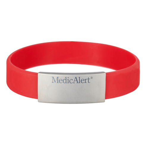 Silicone Medical ID Bracelet