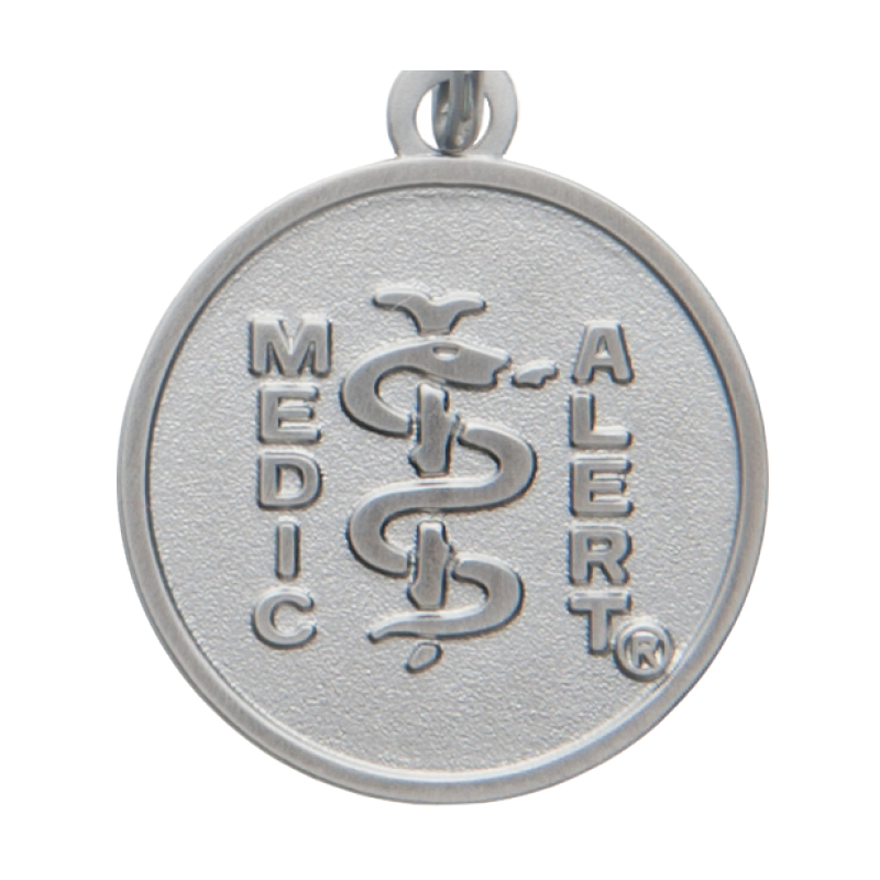 Charm Medical ID Accessory Stainless Steel, Silver, large image number 1