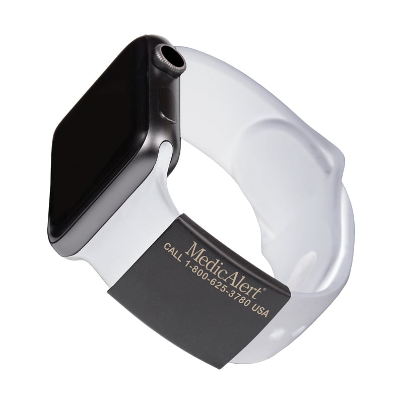 Engraved Medical ID for Apple Watch 42mm 44mm