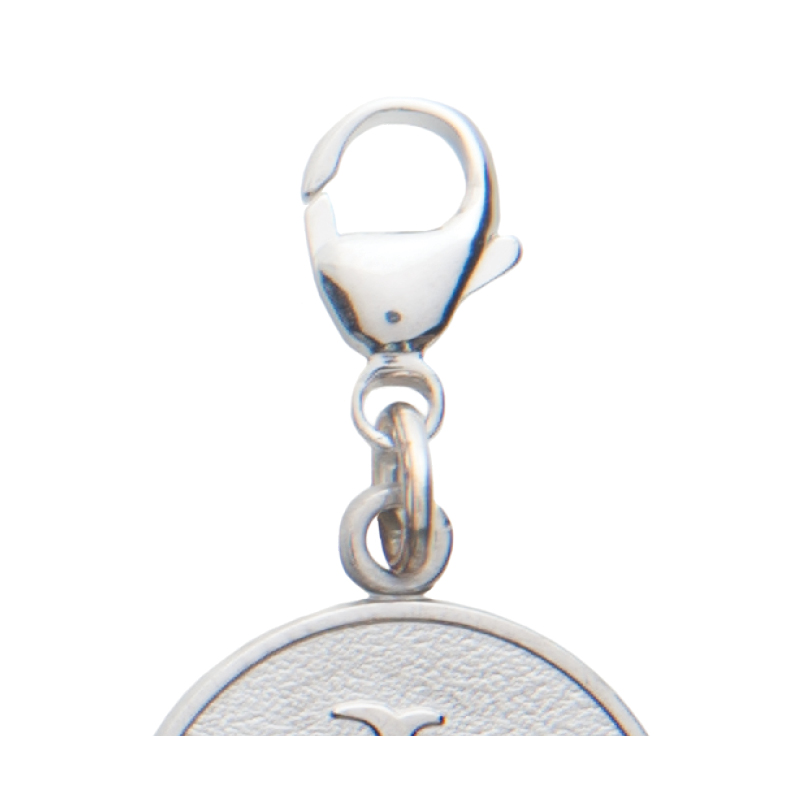 Charm Medical ID Accessory Sterling Silver, Silver, large image number 2