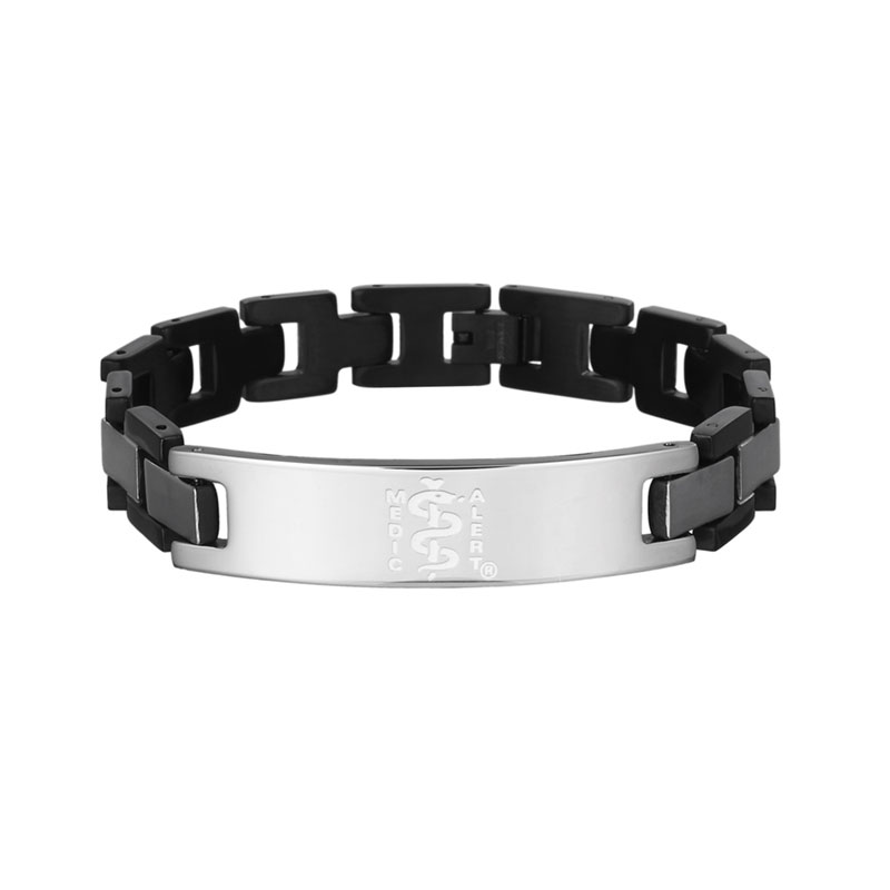 Lynx Medical ID Bracelet Black, Black, large image number 0