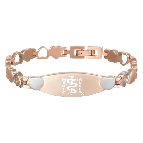 Twin Heart Medical ID Bracelet