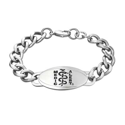 Intrepid Large Medical ID Bracelet