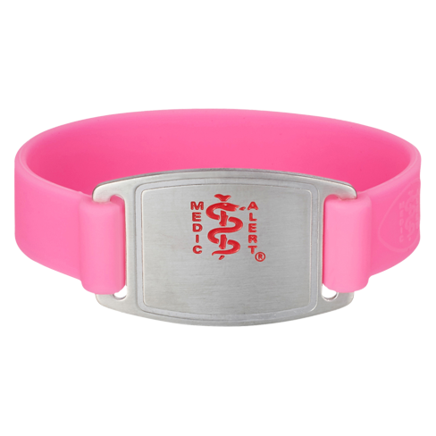Sport Silicone Medical ID Bracelet