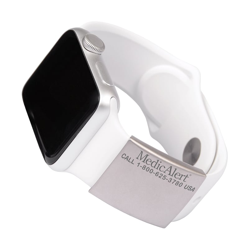 Medical ID for Apple Watch 42mm, 44mm, 46mm Silver, Silver, large image number 0