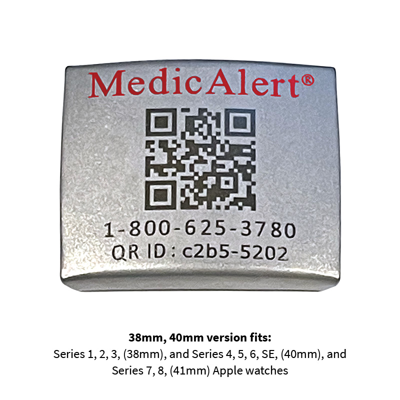 silver medicalert id for watch image number 1