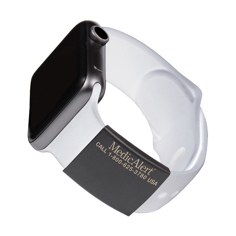Medical ID for Apple Watch 38mm, 40mm Black, Black, large image number 0