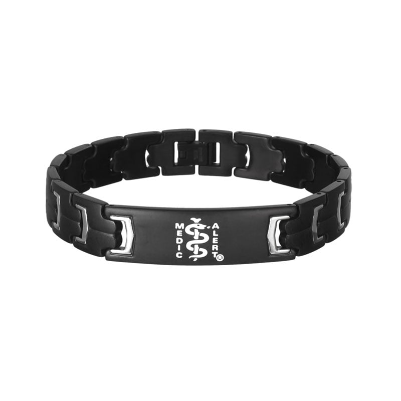 Esquire Medical ID Bracelet Black, Black, large image number 0