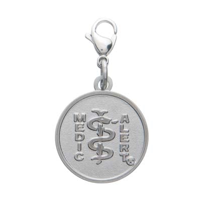 Charm Medical ID Accessory Stainless Steel