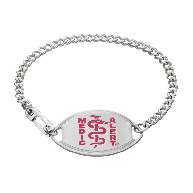 Classic Medical ID Bracelet Pink